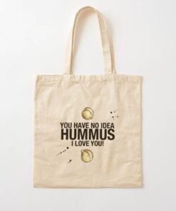 Love Hummus Shopping Tote Bag.