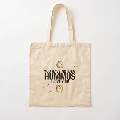 Love Hummus Shopping Tote Bag.