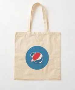 A But Crack Shopping Tote Bag with a Pepsi logo on it.