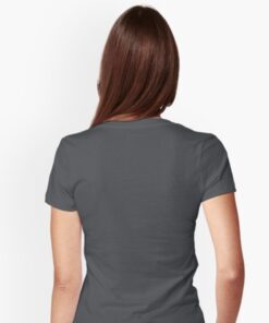 Lava Prints Hala Wala T-shirt for Women Black V-Neck