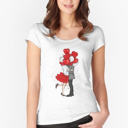 valentine t-shirts for women