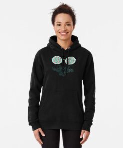 Women's black valentine hoodie