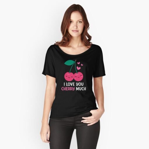 black valentine t-shirt for women