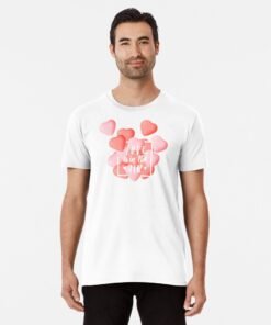 Men's round neck valentine t-shirts