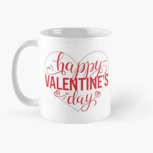 Happy valentine's day wishes printed mugs