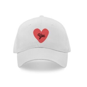 Love you printed caps