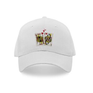 King and Queen cards cap