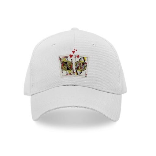 King and Queen cards cap