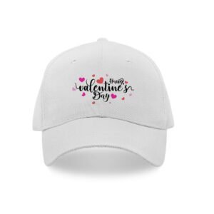 Happy valentine's day caps