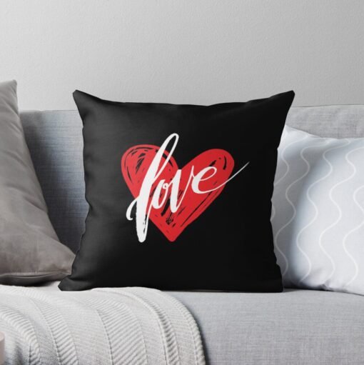 Love throw pillow