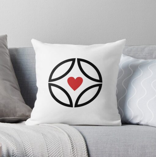 Throw pillow for valentine's day