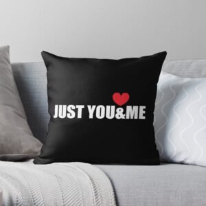 Just you and me throw pillow