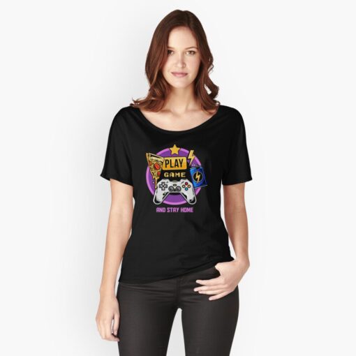 Ladies Black cotton t-shirts