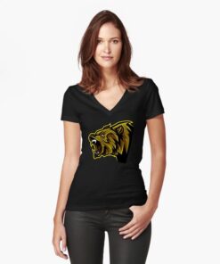 lava-prints-fitted-v-neck-t-shirt-black