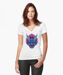 lava-prints-fitted-v-neck-t-shirt_white