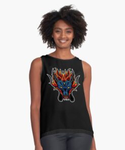 lava-prints-sleeveless-top-black