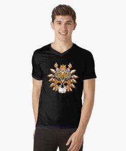lava-prints-v-neck-t-shirt-black