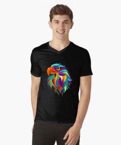 lava-prints-v-neck-t-shirt-black