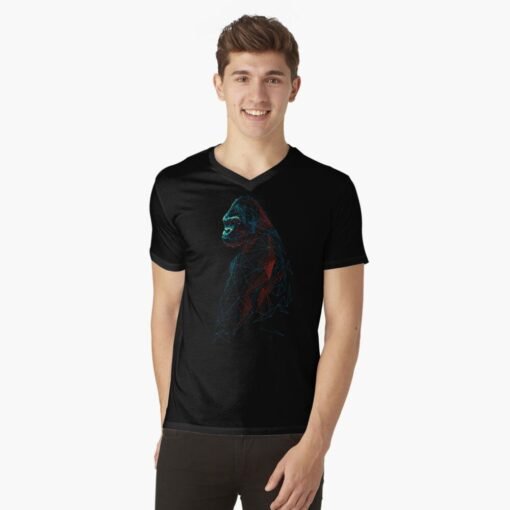 lava-prints-v-neck-t-shirt-black