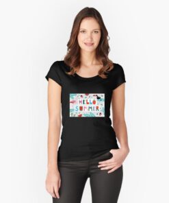 lava-prints-fitted-scoop-t-shirt-black