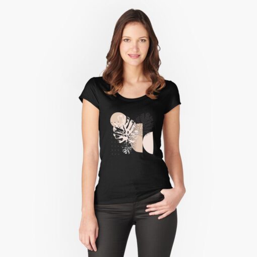 lava-prints-fitted-scoop-t-shirt-black