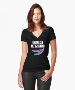 lava-prints-fitted-v-neck-t-shirt-black