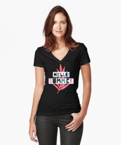 lava-prints-fitted-v-neck-t-shirt-black