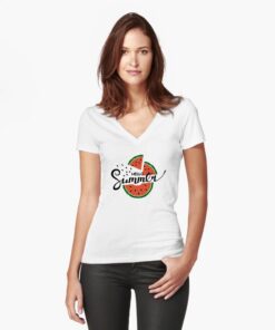 lava-prints-fitted-v-neck-t-shirt_white