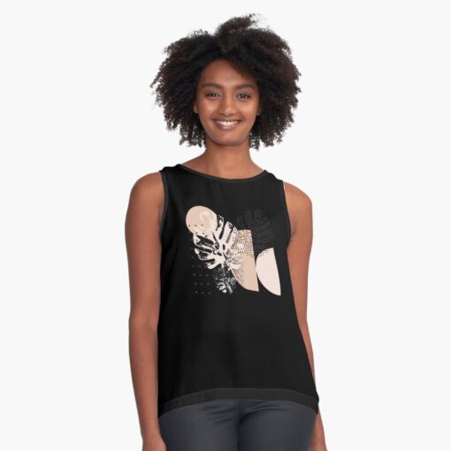 lava-prints-sleeveless-top-black